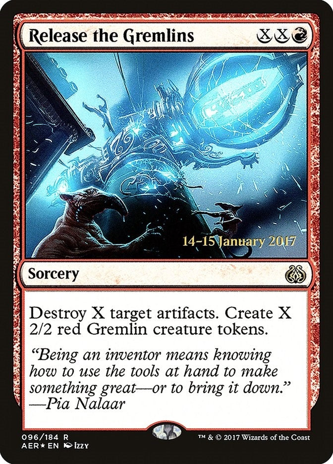 Image for Release the Gremlins (96) [Prerelease Cards] - Magic: The Gathering