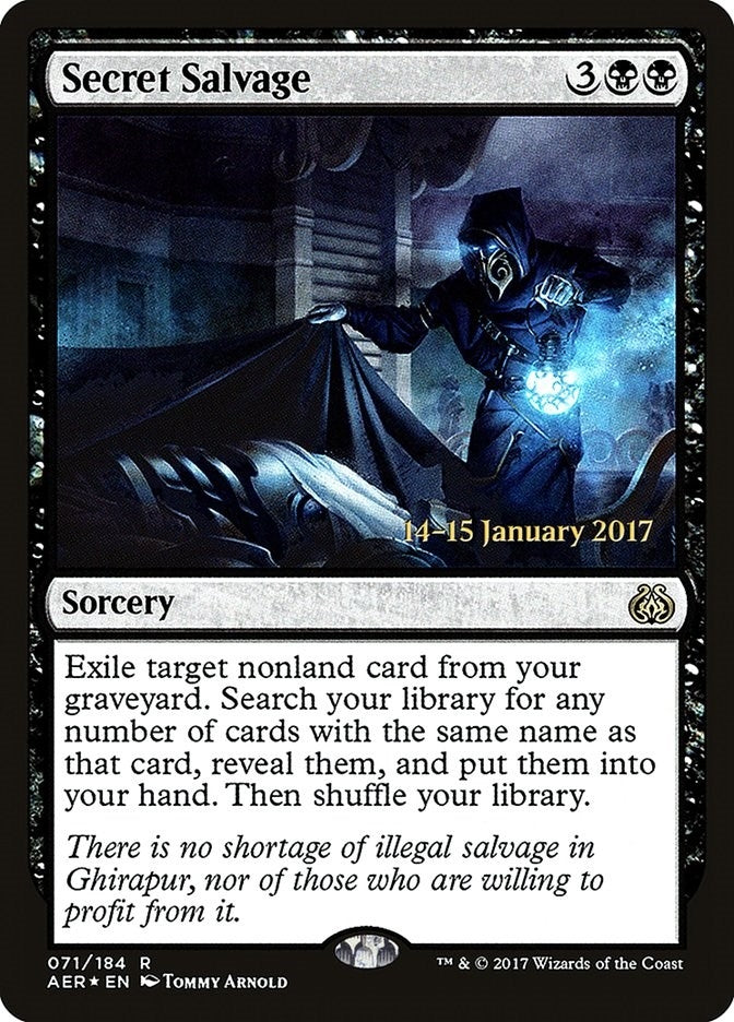Image for Secret Salvage (71) [Prerelease Cards] - Magic: The Gathering