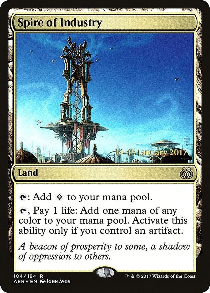 Image for Spire of Industry (184) [Prerelease Cards] - Magic: The Gathering
