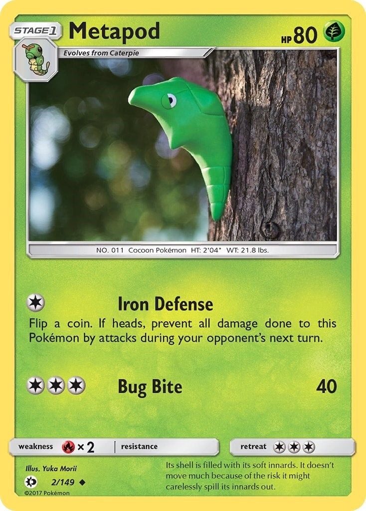 Image for Metapod (2/149) [SM Base Set] - Pokemon