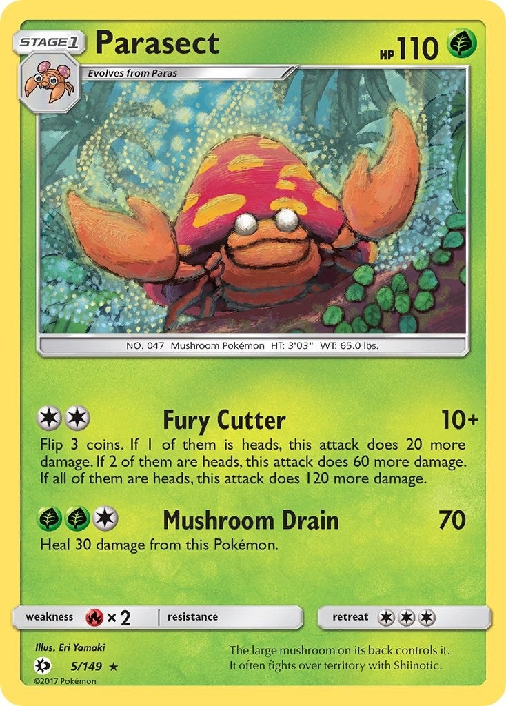 Image for Parasect (5/149) [SM Base Set] - Pokemon