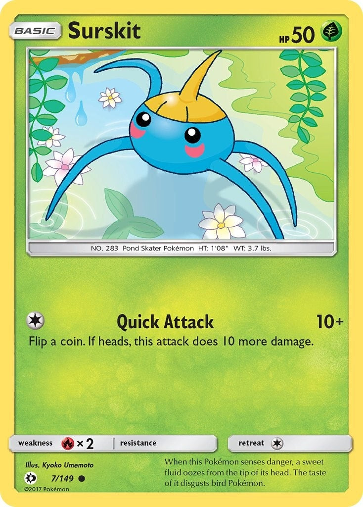 Image for Surskit (7/149) [SM Base Set] - Pokemon