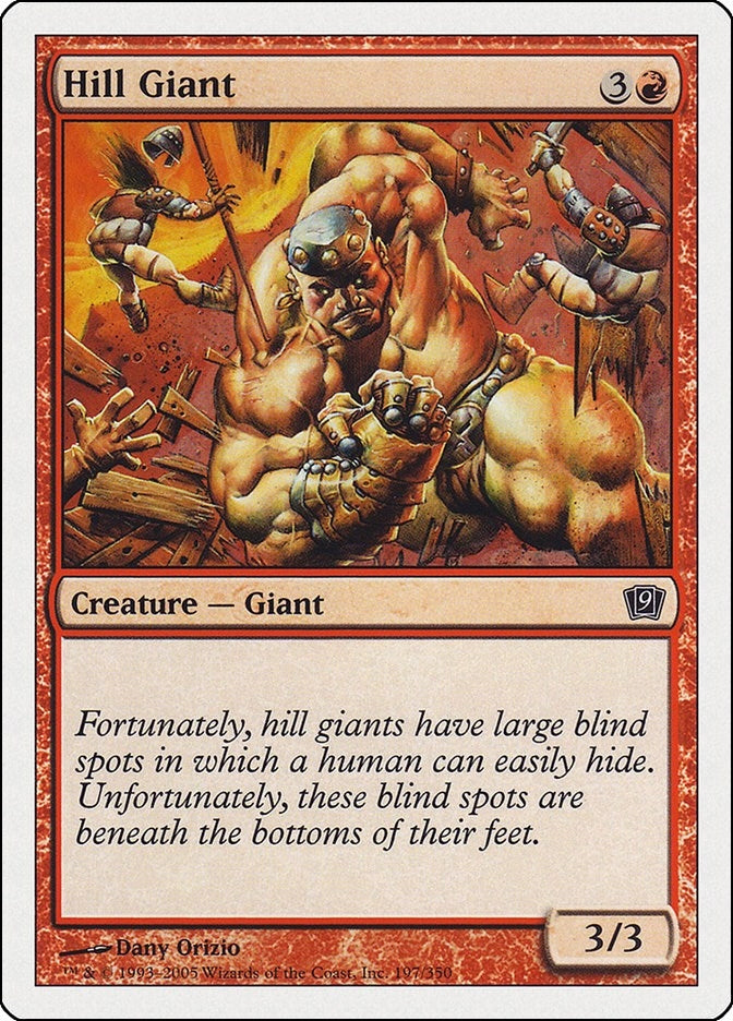 Image for Hill Giant (197) [9th Edition] - Magic: The Gathering
