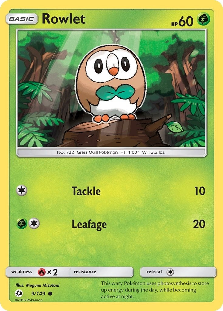 Image for Rowlet (9/149) [SM Base Set] - Pokemon