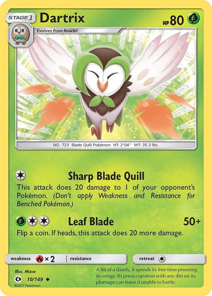 Image for Dartrix (10/149) [SM Base Set] - Pokemon
