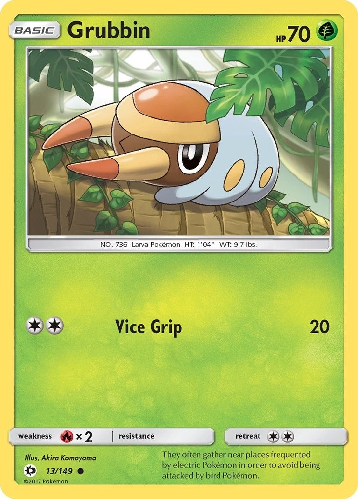 Image for Grubbin (13/149) [SM Base Set] - Pokemon