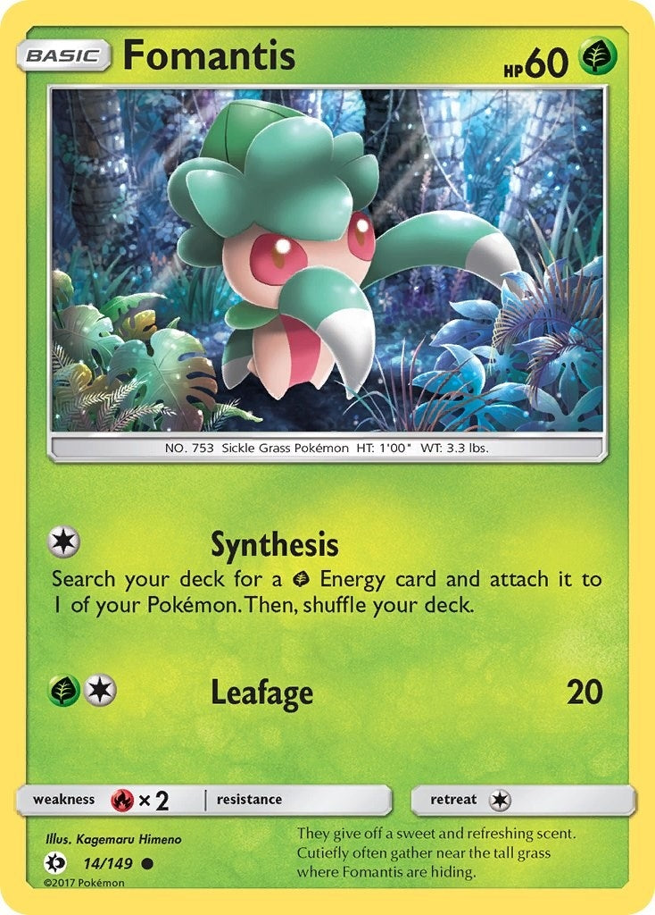 Image for Fomantis (14/149) [SM Base Set] - Pokemon