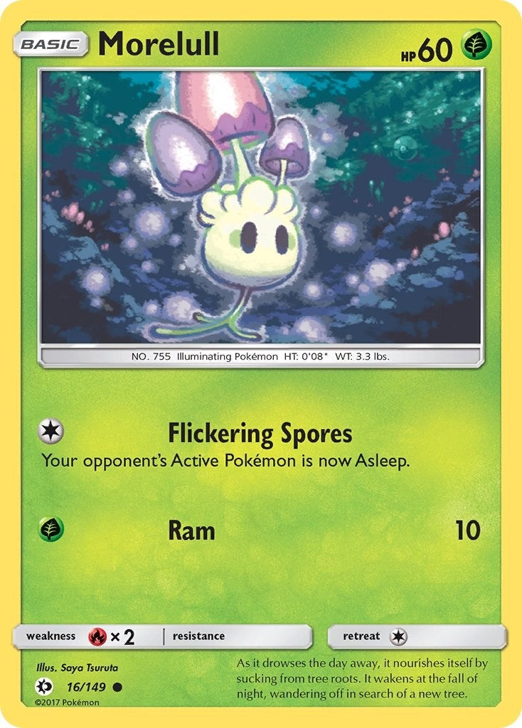 Image for Morelull (16/149) [SM Base Set] - Pokemon