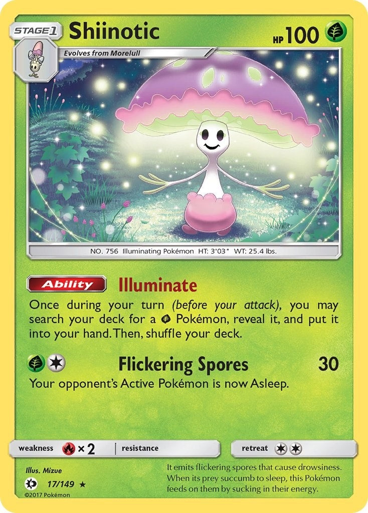 Image for Shiinotic (17/149) [SM Base Set] - Pokemon