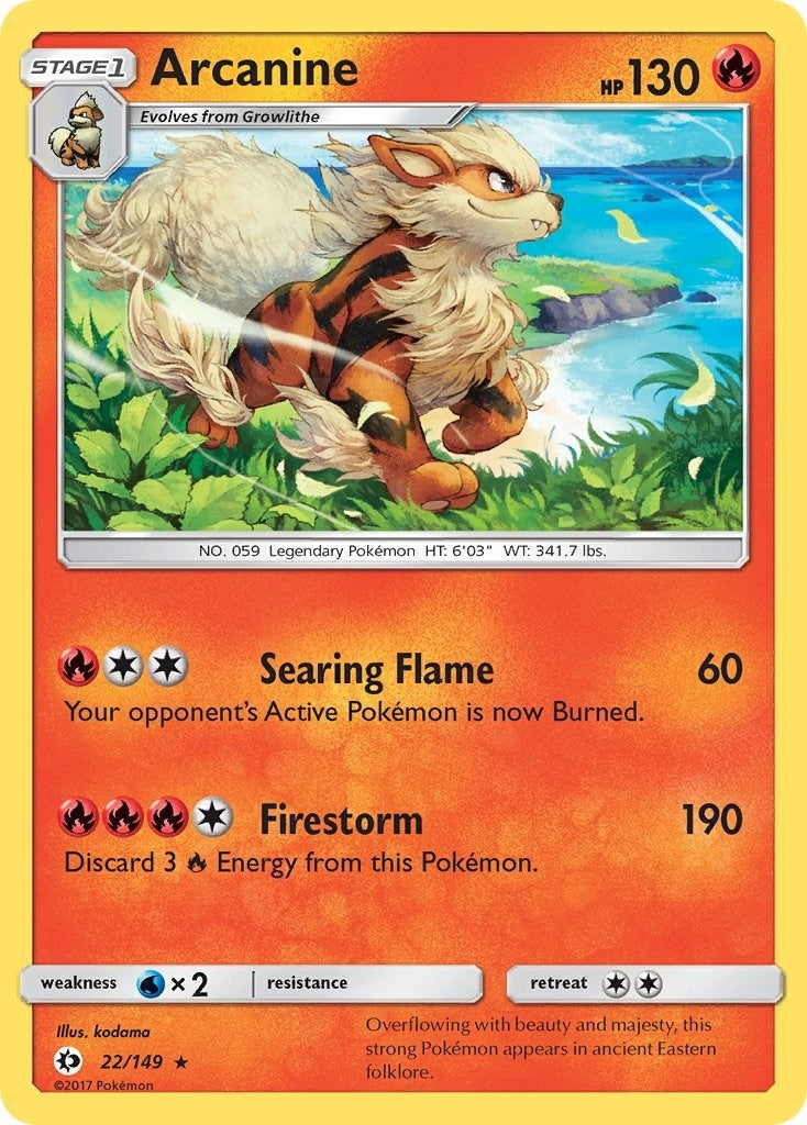 Image for Arcanine (22/149) [SM Base Set] - Pokemon