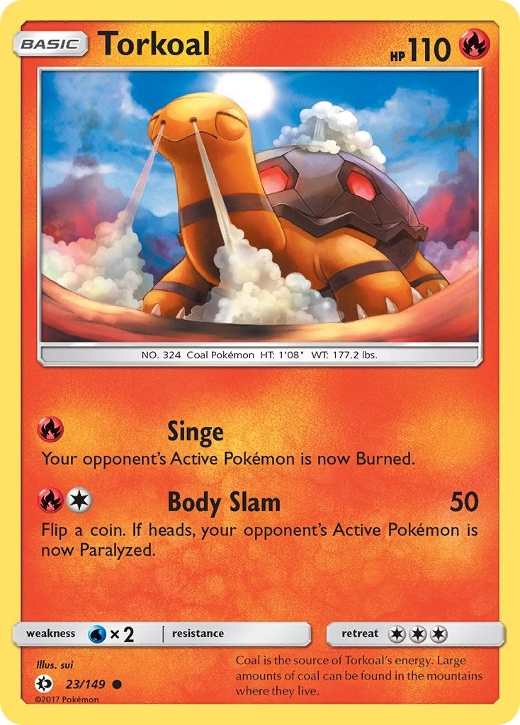 Image for Torkoal (23/149) [SM Base Set] - Pokemon