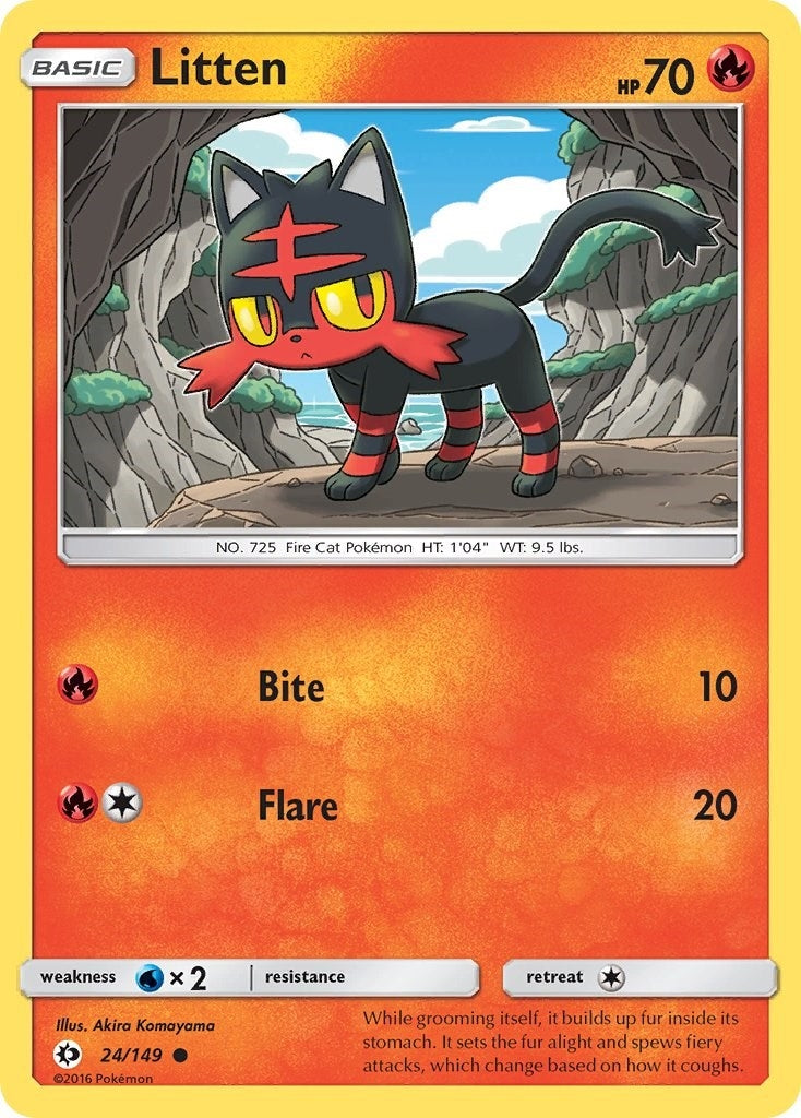 Image for Litten (24/149) [SM Base Set] - Pokemon