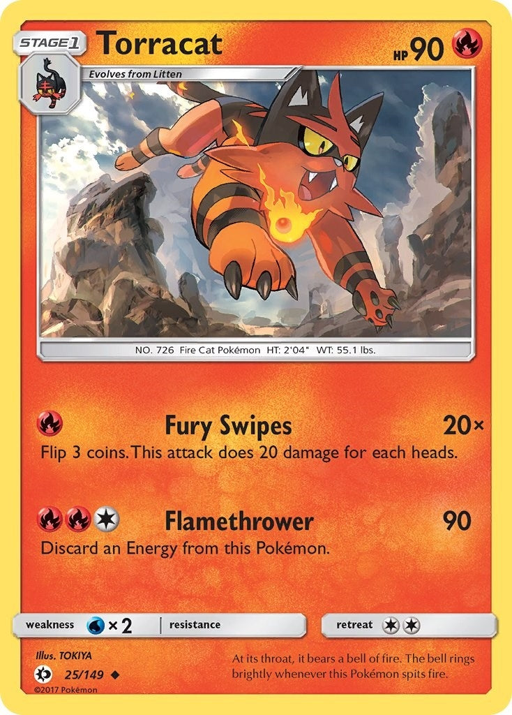 Image for Torracat (25/149) [SM Base Set] - Pokemon