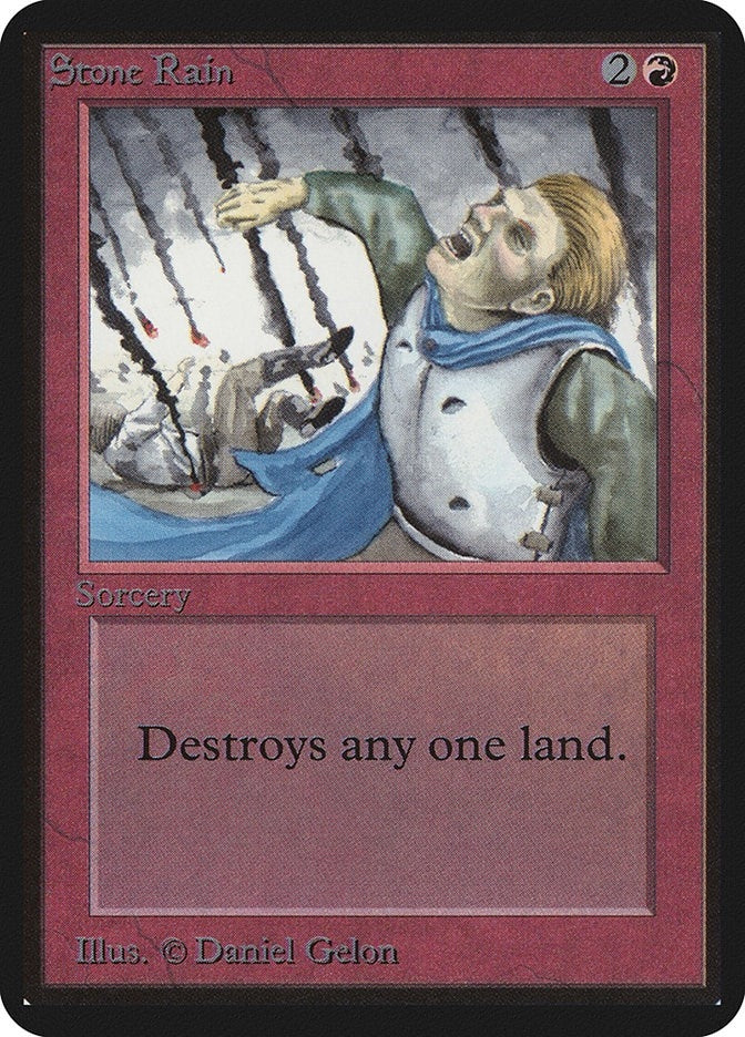 Image for Stone Rain [Alpha Edition] - Magic: The Gathering