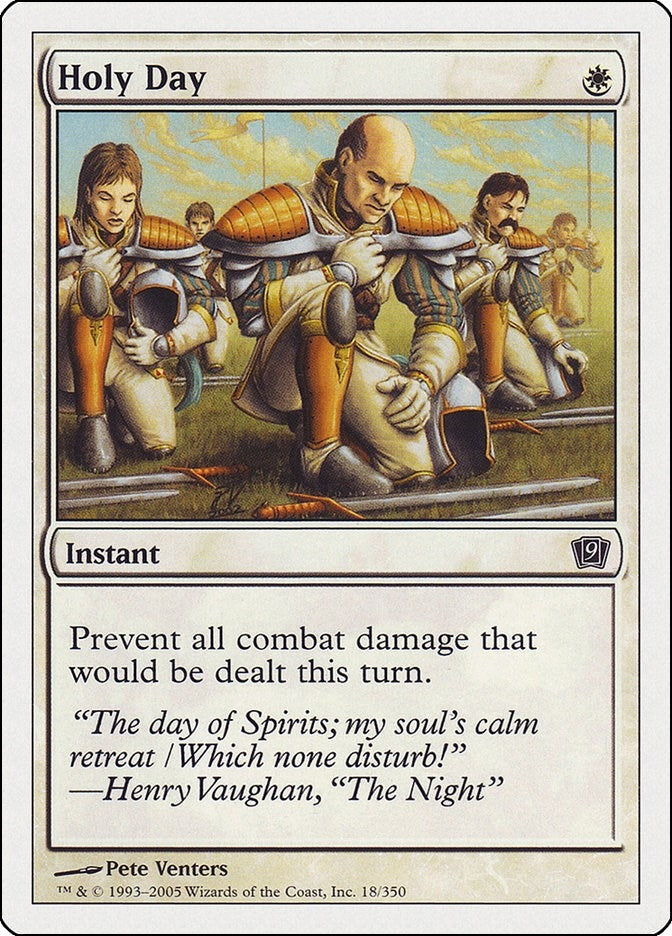 Image for Holy Day (18) [9th Edition] - Magic: The Gathering