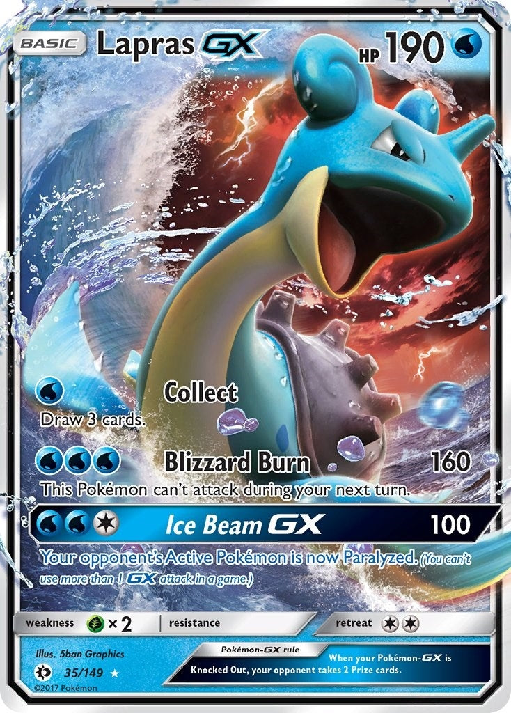 Image for Lapras GX (35/149) [SM Base Set] - Pokemon