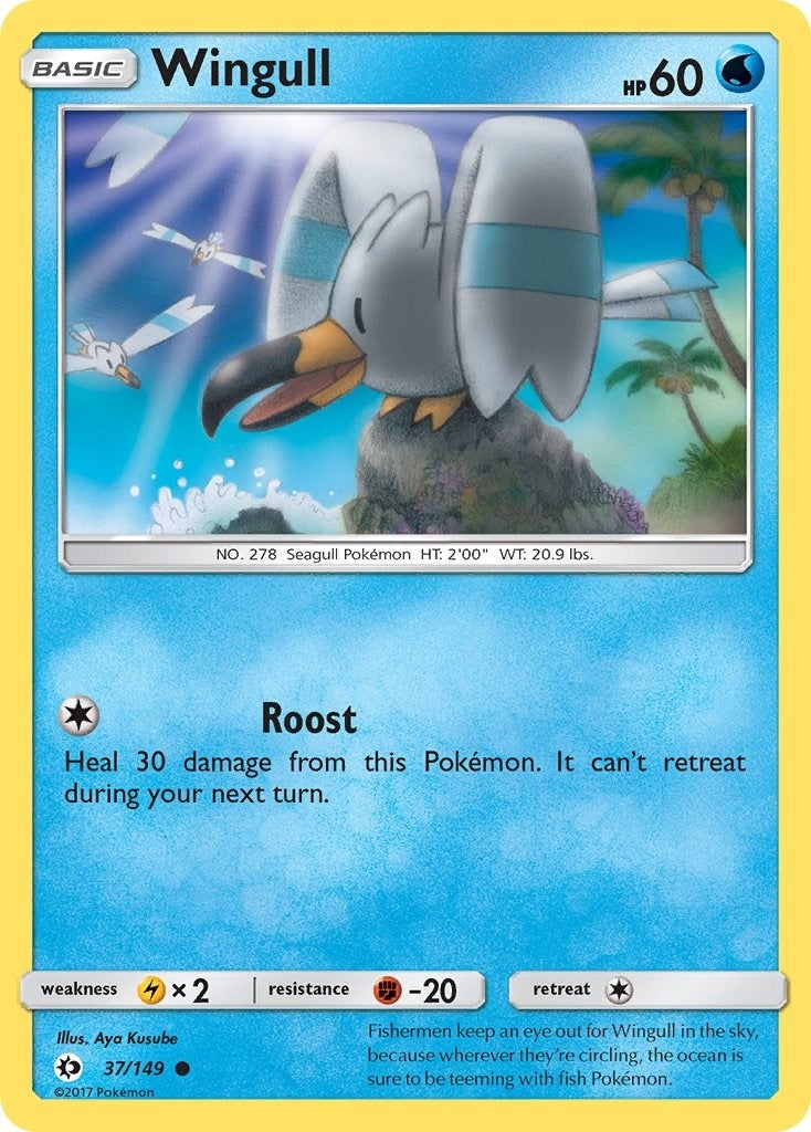 Image for Wingull (37/149) [SM Base Set] - Pokemon