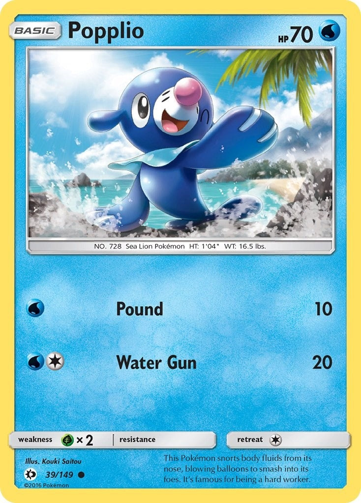 Image for Popplio (39/149) [SM Base Set] - Pokemon