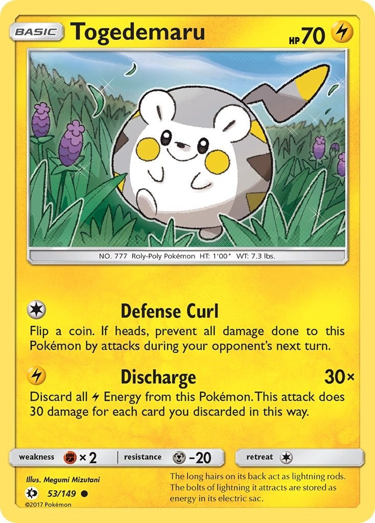 Image for Togedemaru (53/149) [SM Base Set] - Pokemon