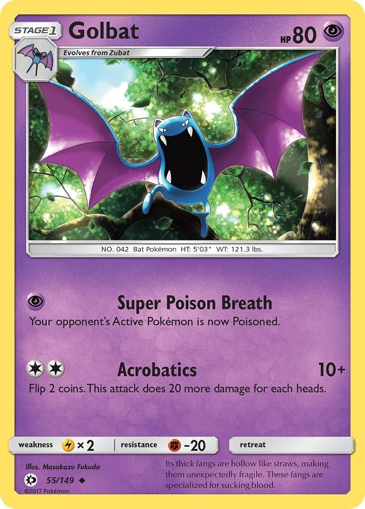 Image for Golbat (55/149) [SM Base Set] - Pokemon