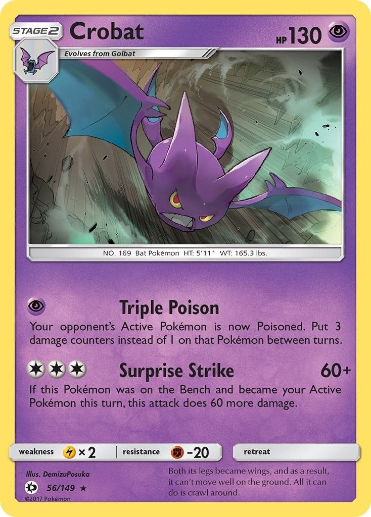 Image for Crobat (56/149) [SM Base Set] - Pokemon