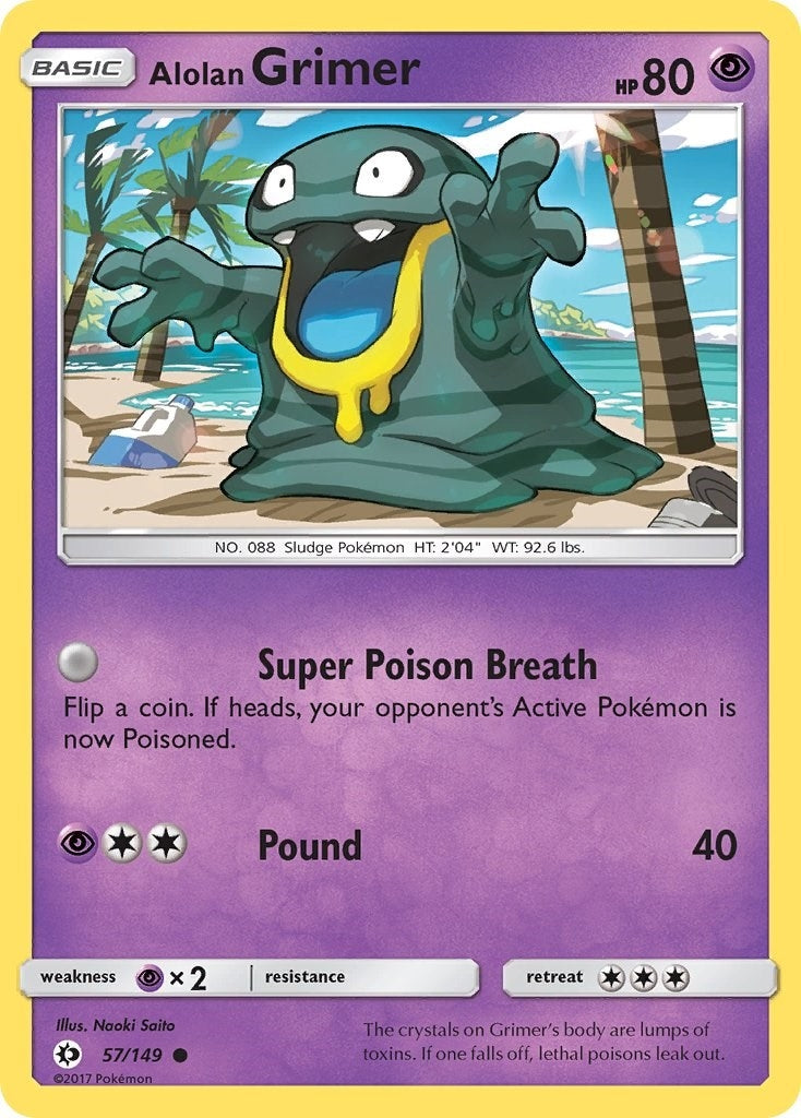 Image for Alolan Grimer (57/149) [SM Base Set] - Pokemon