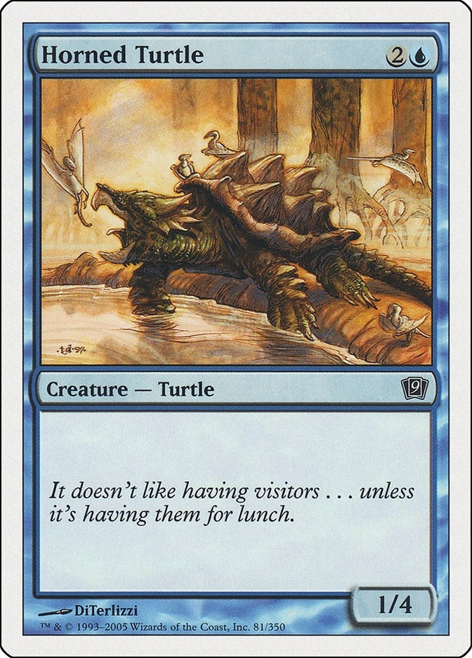 Image for Horned Turtle (81) [9th Edition] - Magic: The Gathering