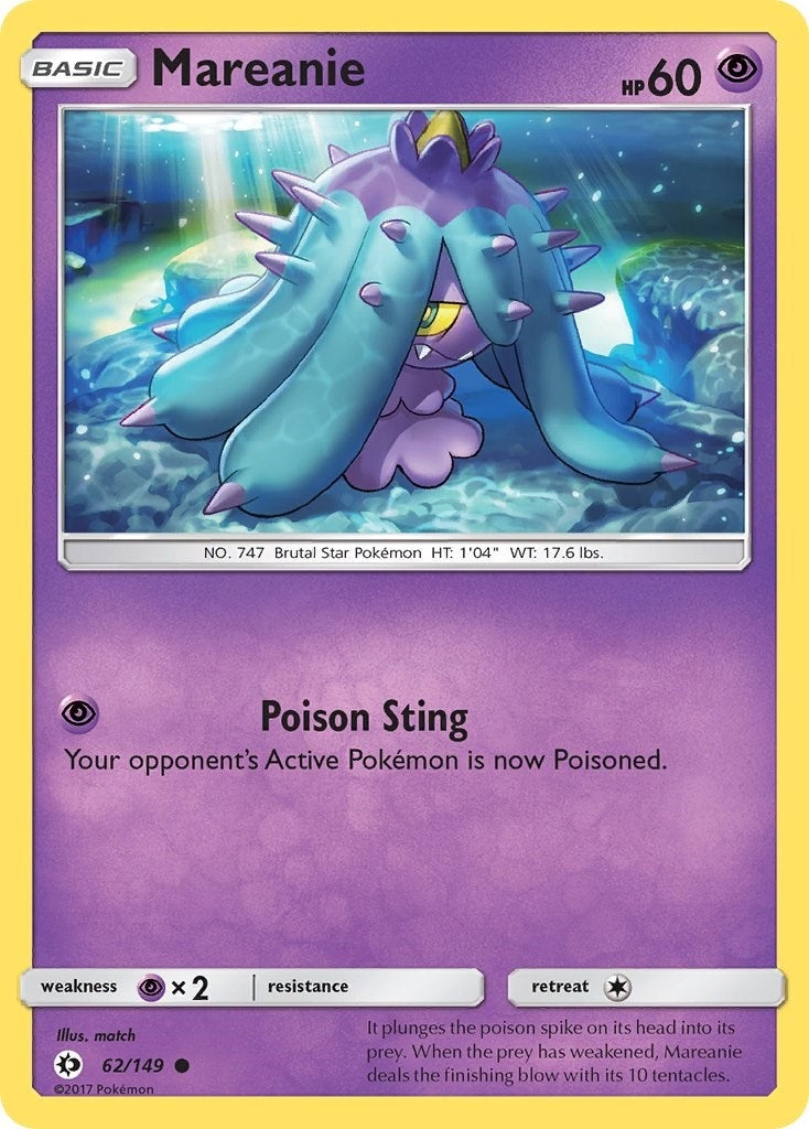 Image for Mareanie (62/149) [SM Base Set] - Pokemon