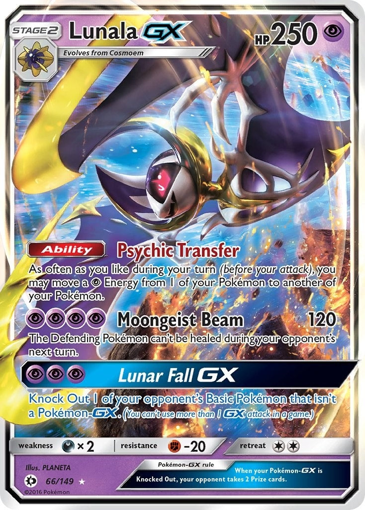 Image for Lunala GX (66/149) [SM Base Set] - Pokemon