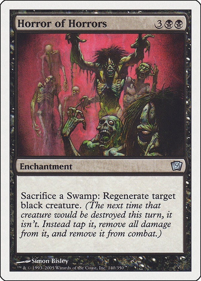 Image for Horror of Horrors (140) [9th Edition] - Magic: The Gathering