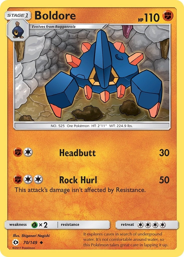 Image for Boldore (70/149) [SM Base Set] - Pokemon