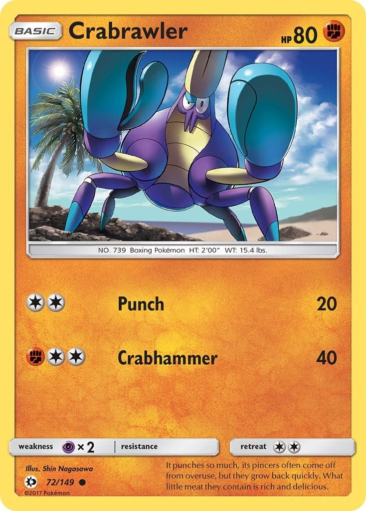 Image for Crabrawler (72/149) [SM Base Set] - Pokemon