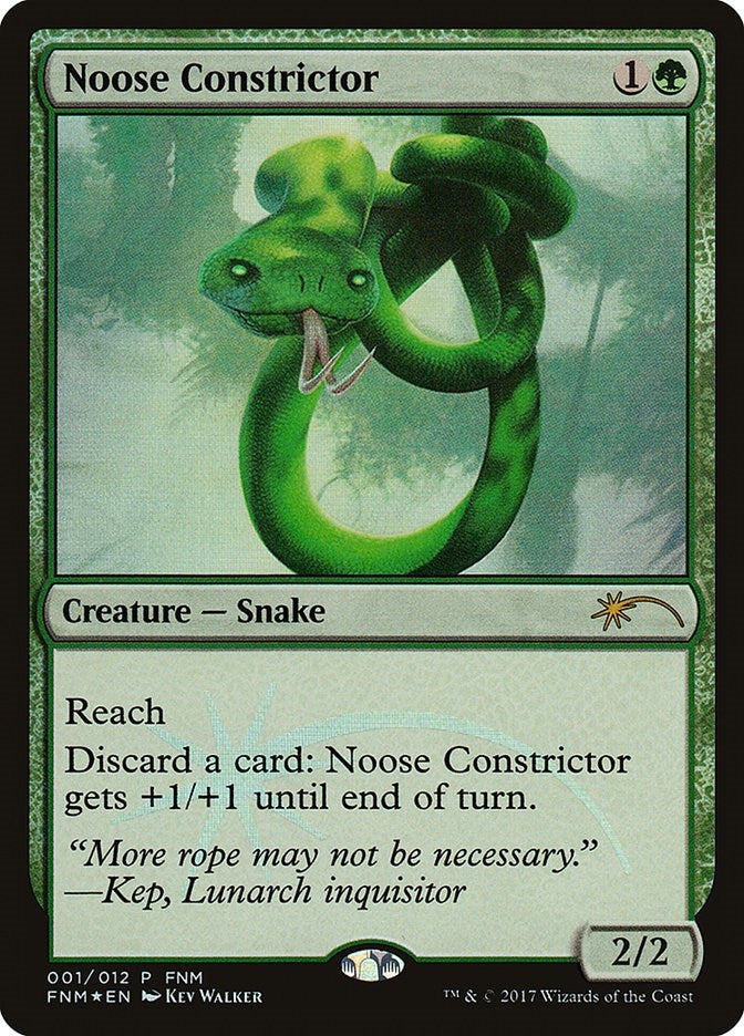Image for Noose Constrictor (1) [FNM Promos] - Magic: The Gathering