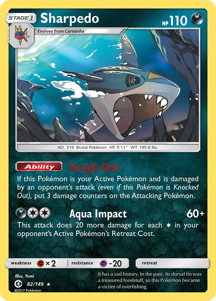 Image for Sharpedo (82/149) [SM Base Set] - Pokemon