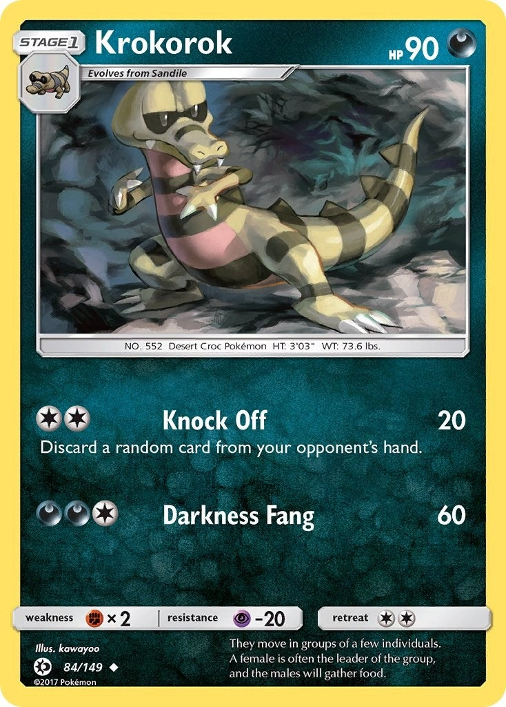 Image for Krokorok (84/149) [SM Base Set] - Pokemon