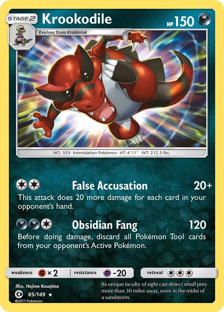 Image for Krookodile (85/149) [SM Base Set] - Pokemon
