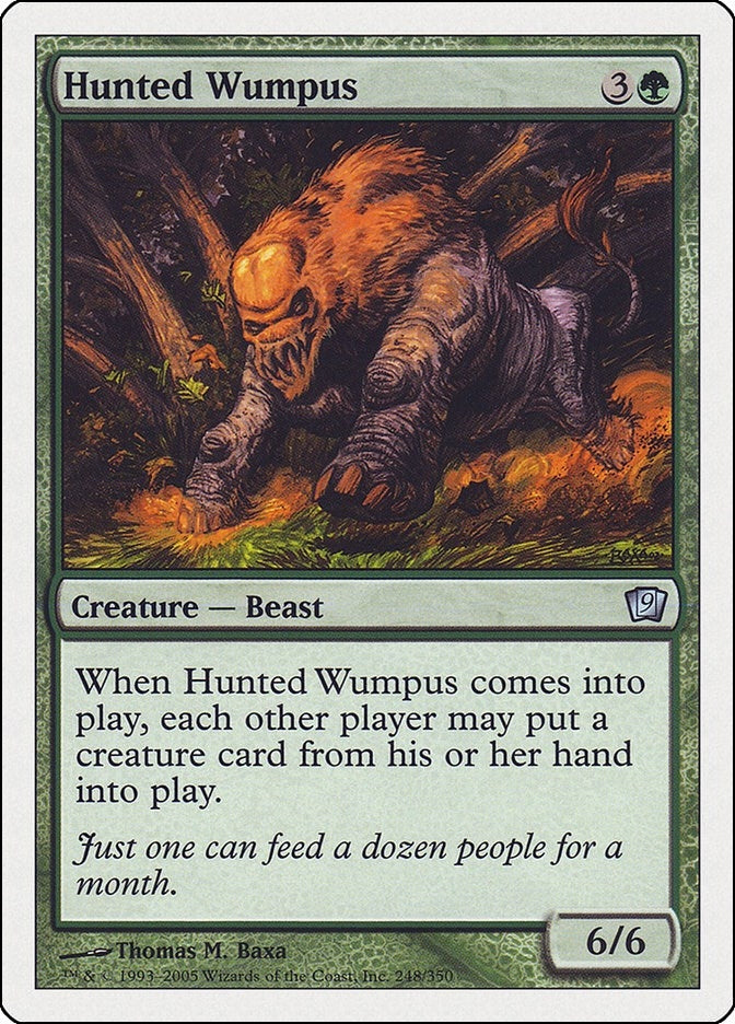 Image for Hunted Wumpus (248) [9th Edition] - Magic: The Gathering