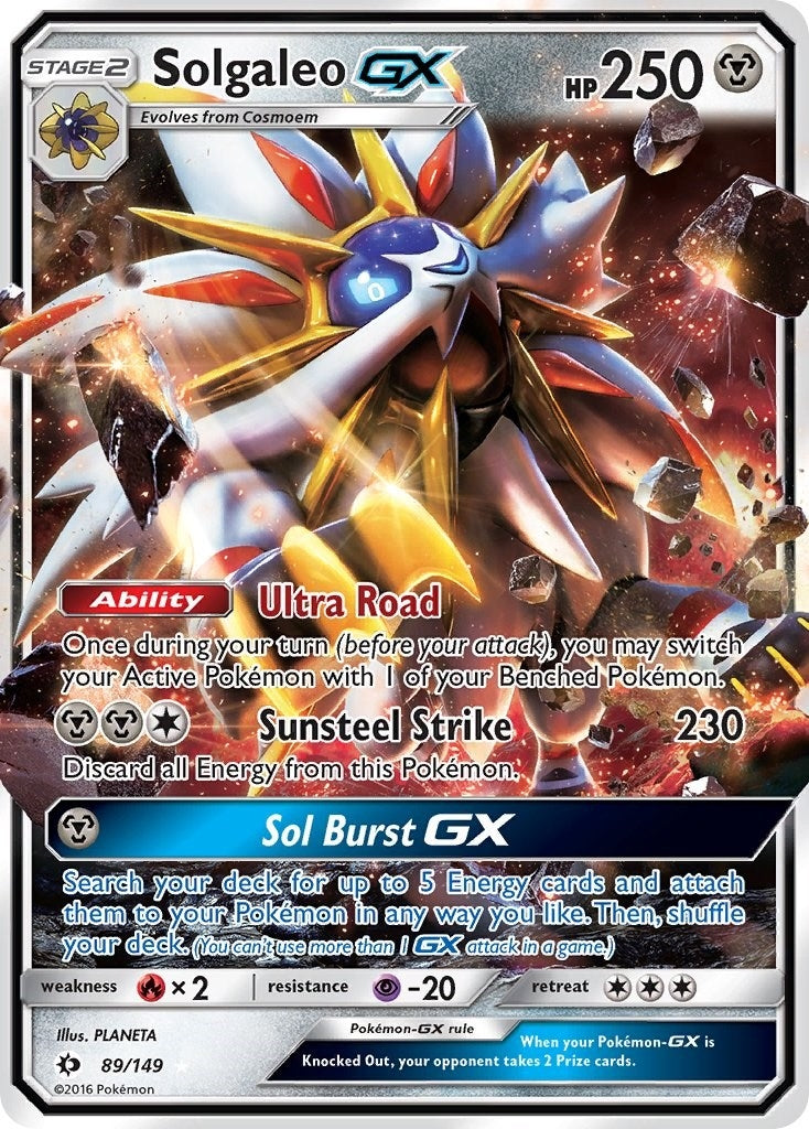Image for Solgaleo GX (89/149) [SM Base Set] - Pokemon