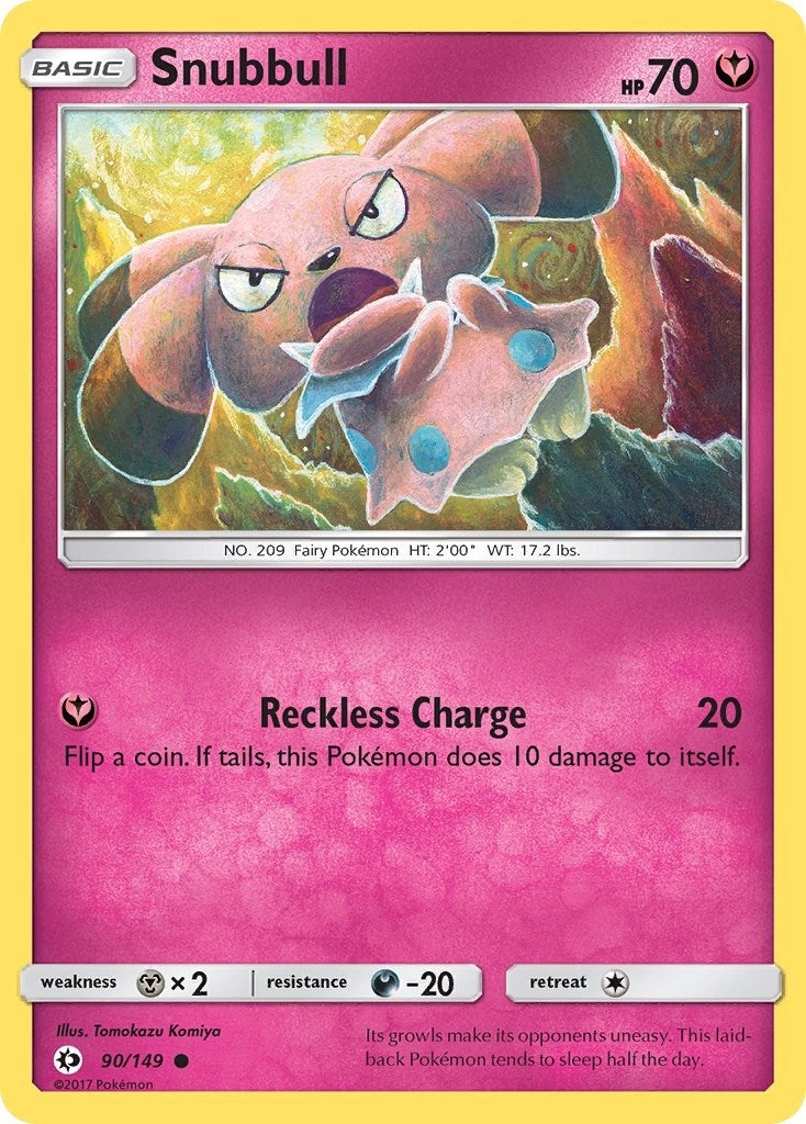Image for Snubbull (90/149) [SM Base Set] - Pokemon
