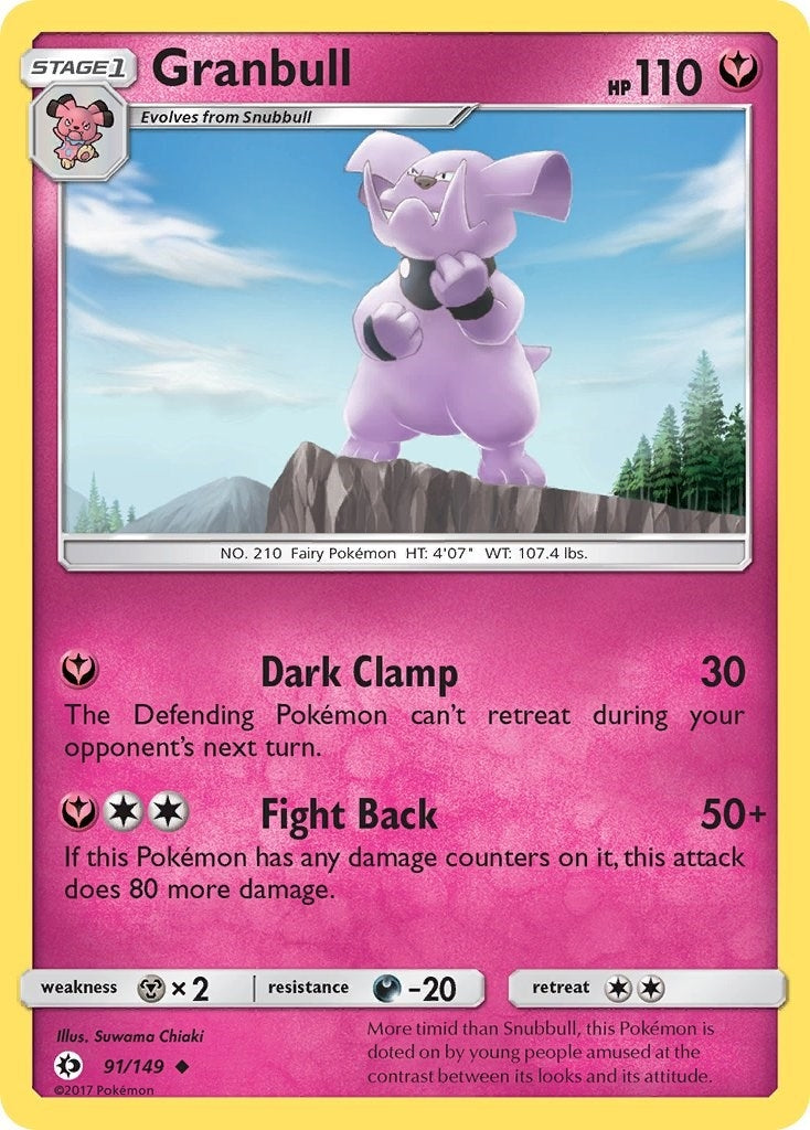 Image for Granbull (91/149) [SM Base Set] - Pokemon