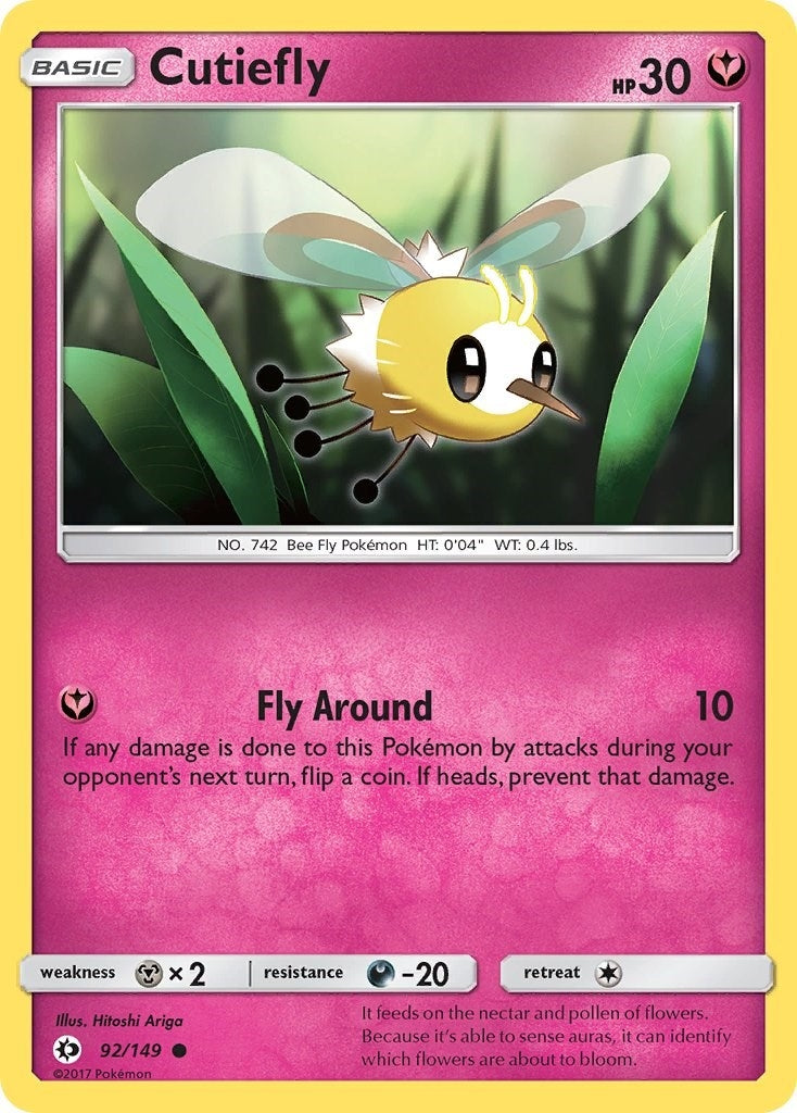 Image for Cutiefly (92/149) [SM Base Set] - Pokemon