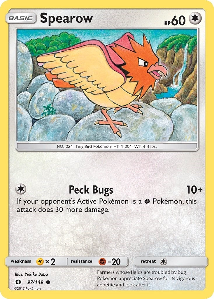 Image for Spearow (97/149) [SM Base Set] - Pokemon