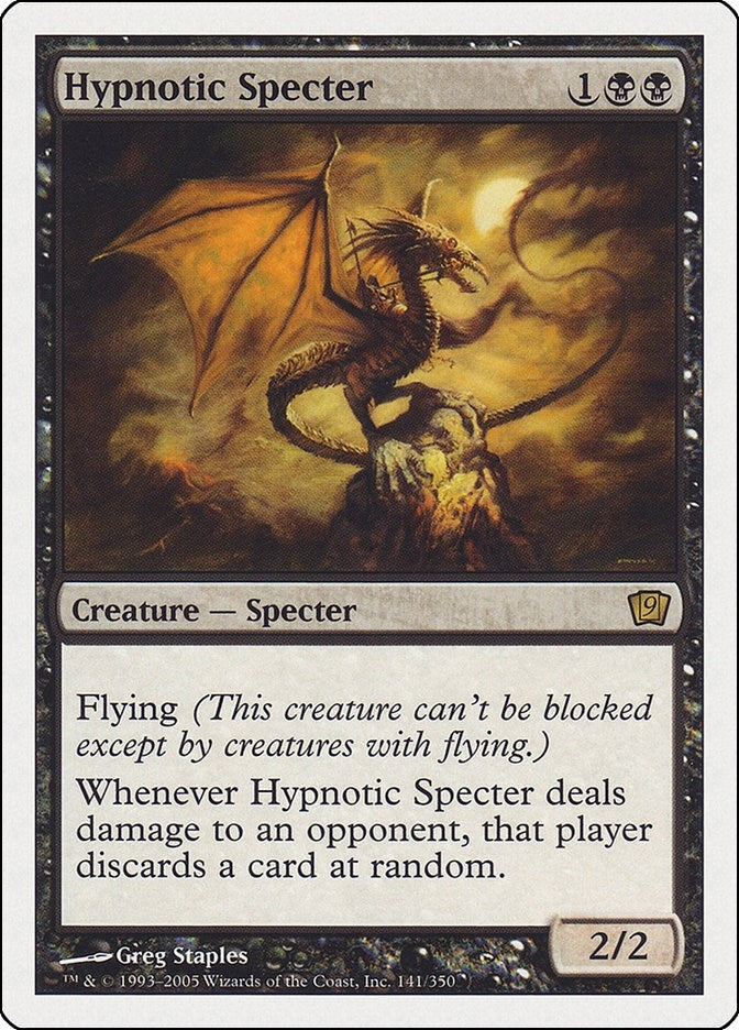 Image for Hypnotic Specter (141) [9th Edition] - Magic: The Gathering