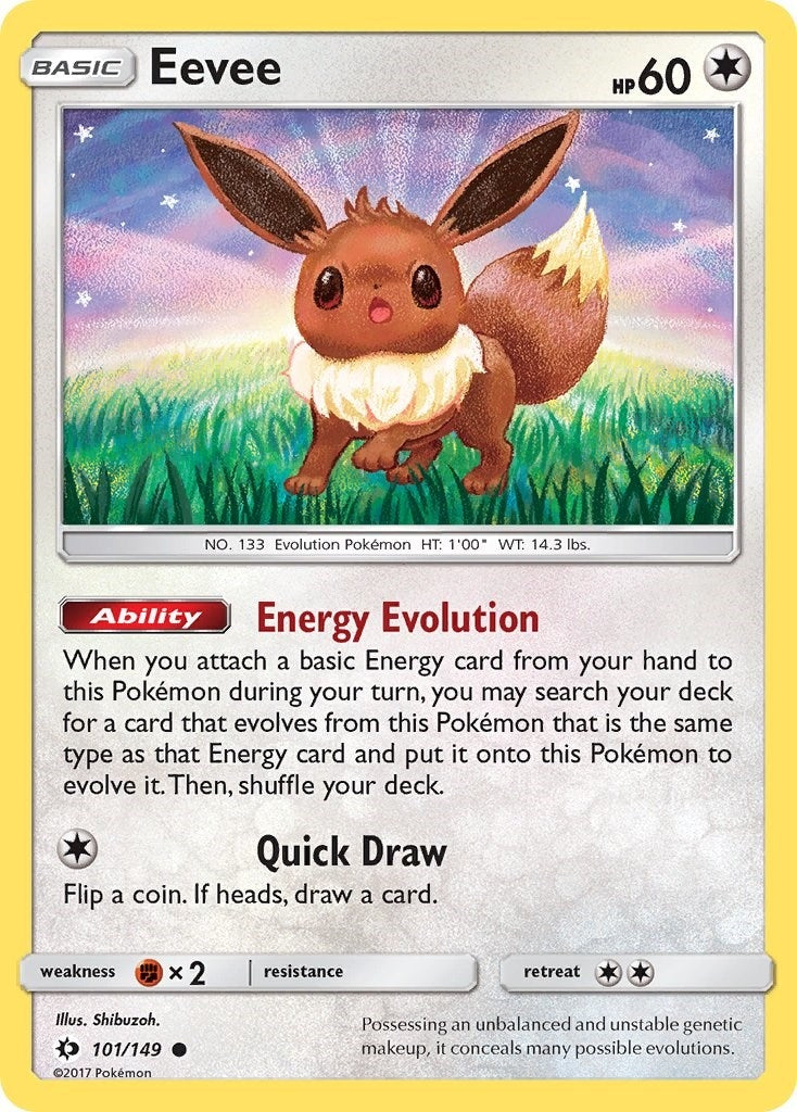 Image for Eevee (101/149) [SM Base Set] - Pokemon