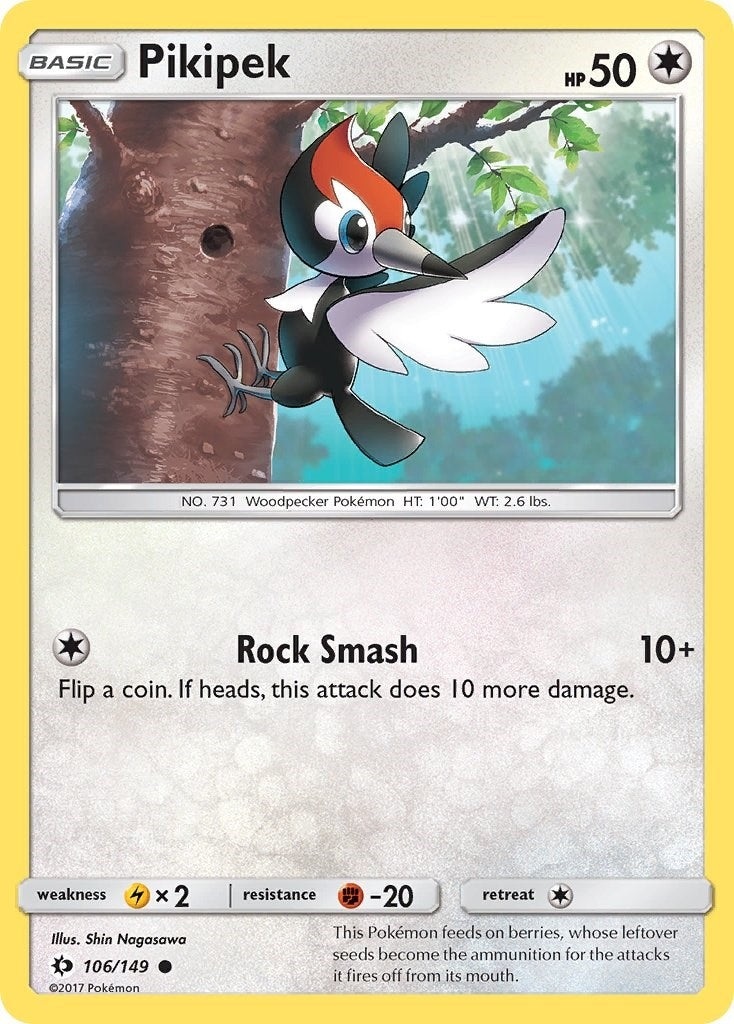 Image for Pikipek (106/149) [SM Base Set] - Pokemon