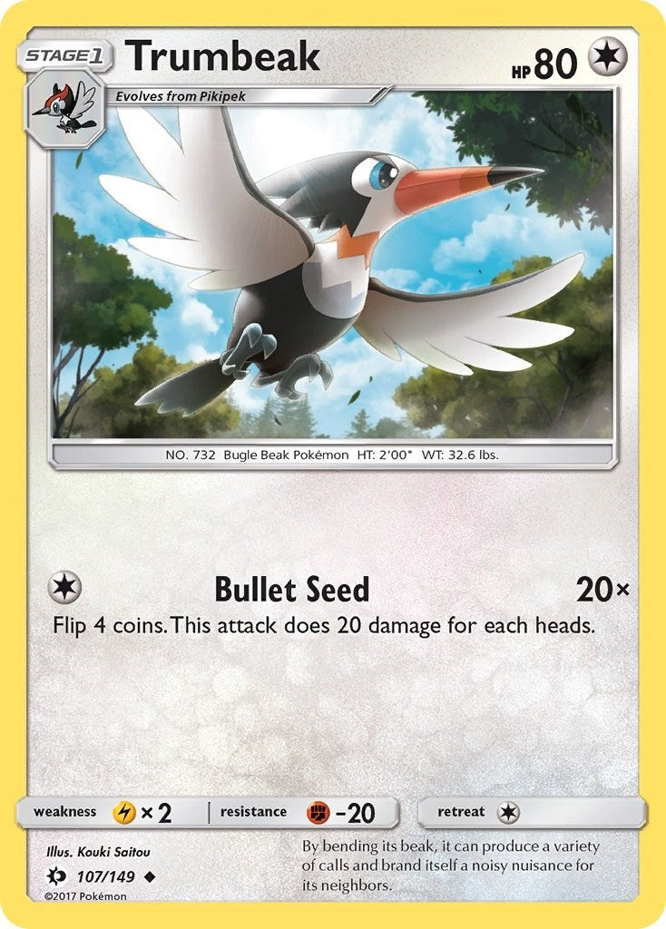 Image for Trumbeak (107/149) [SM Base Set] - Pokemon