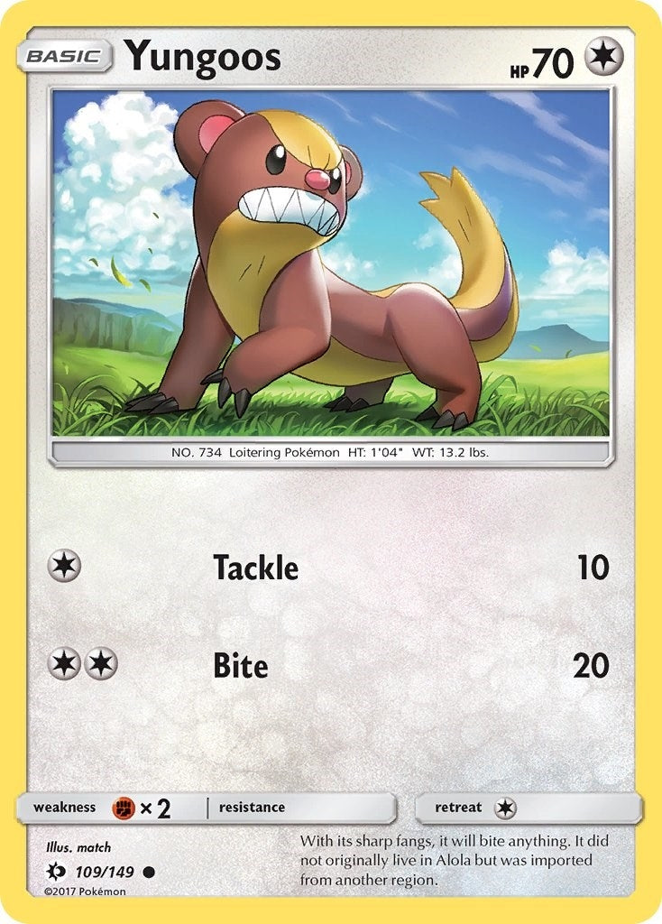 Image for Yungoos (109/149) [SM Base Set] - Pokemon