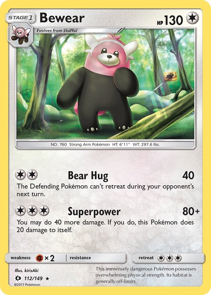 Image for Bewear (112/149) [SM Base Set] - Pokemon