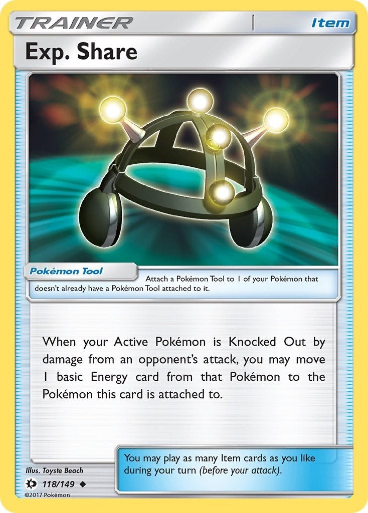 Image for Exp. Share (118/149) [SM Base Set] - Pokemon