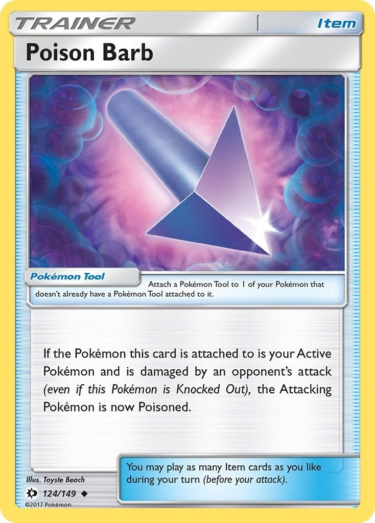 Image for Poison Barb (124/149) [SM Base Set] - Pokemon